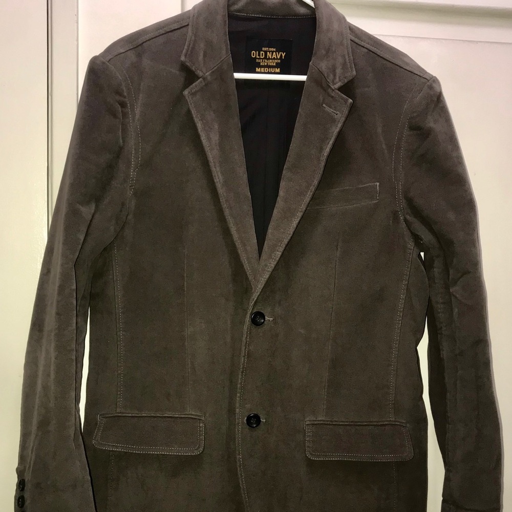 Men’s Medium Suede Velvet Sport Coat Blazer